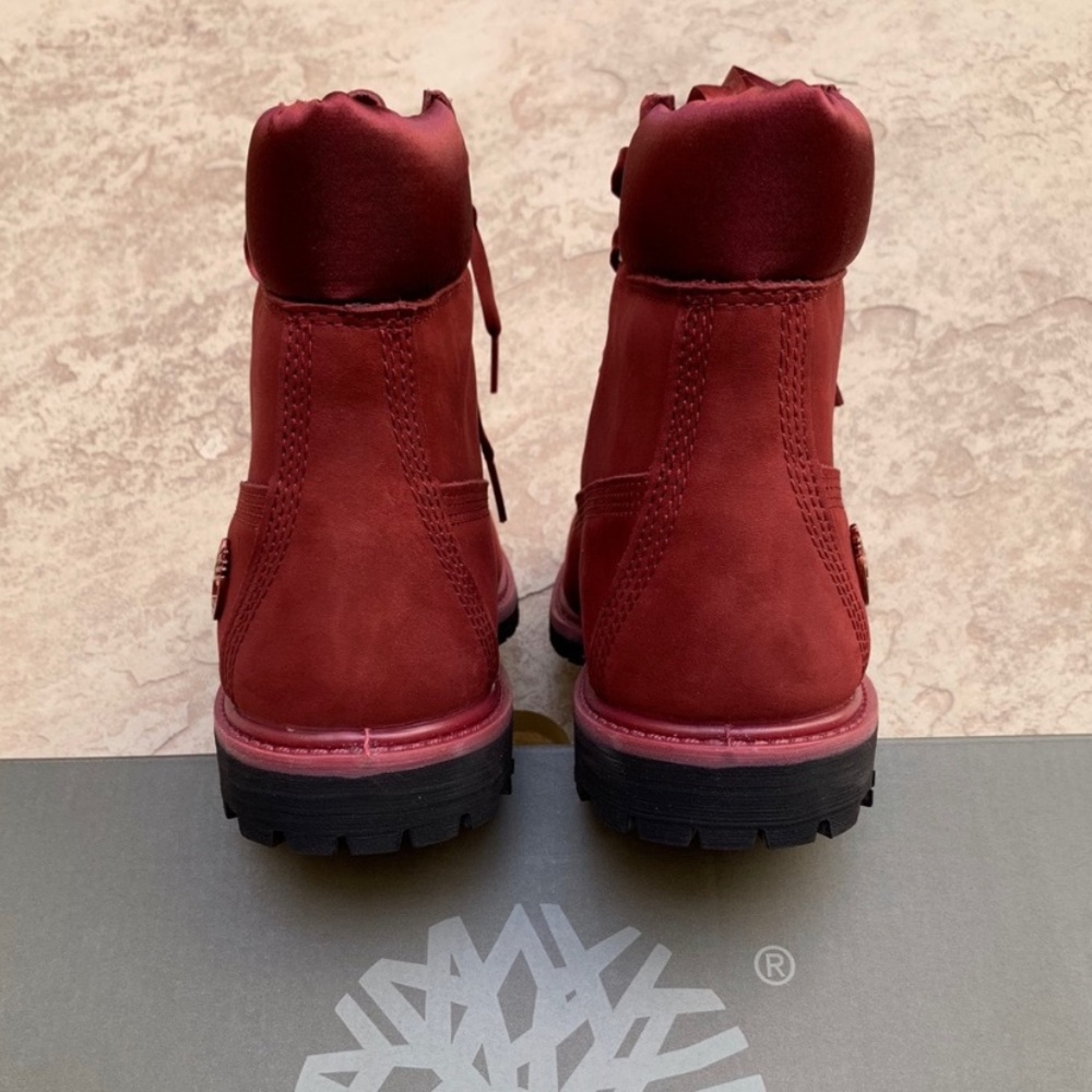 Timberland Premium 6” Waterproof Burgundy Boots - Picture 5 of 6